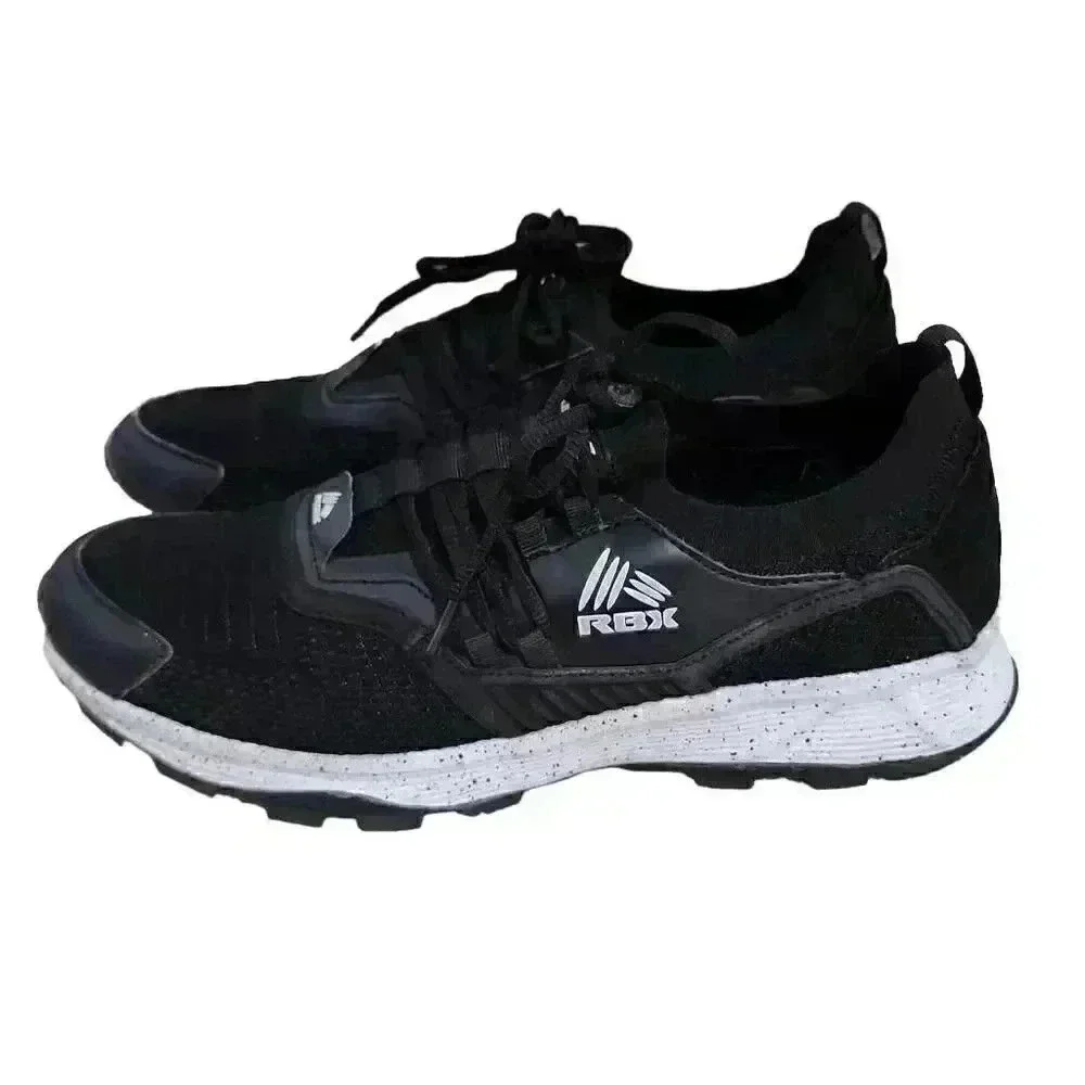 RBX Mens Athletic Shoes Sneakers Running Lace Up White Black Size 11W RBX0014